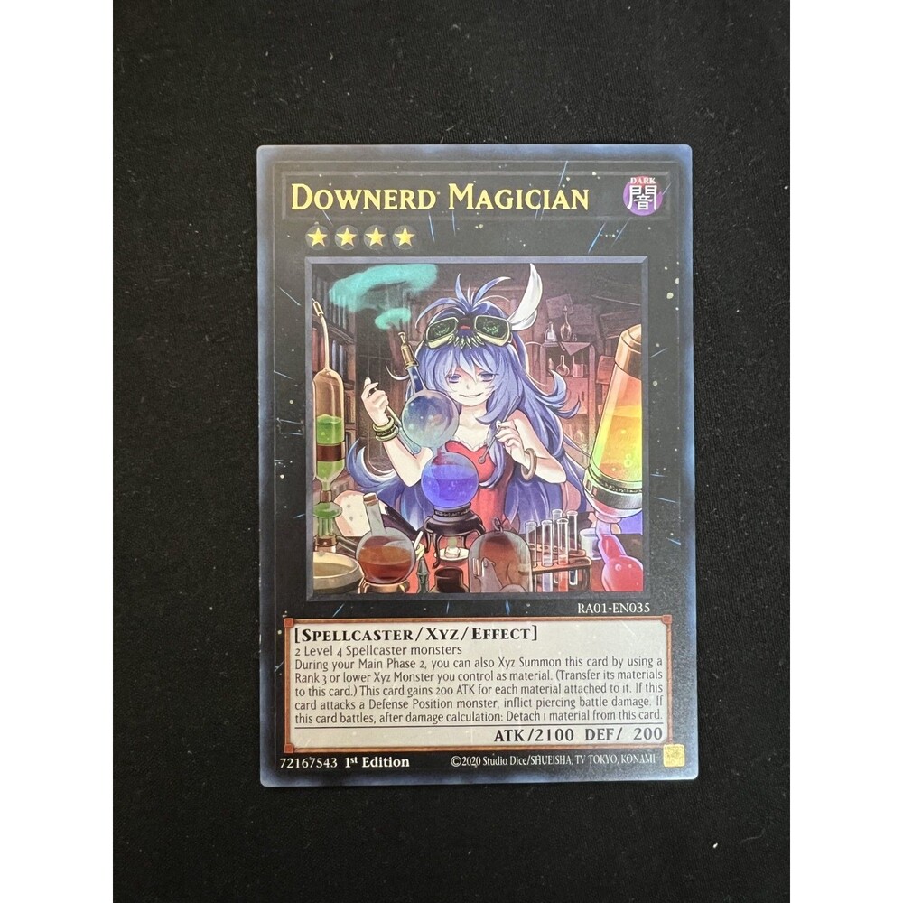Downerd Magician RA01-EN035 Super Rare 1st Edition Yu-Gi-Oh! LP